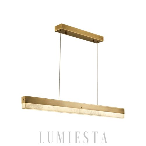 wm_7230628699338722483.jpg Retan - Lampa wisząca z alabastru podłużna, złoto-biała/czarno-biała, 60/80/100/120 cm długości