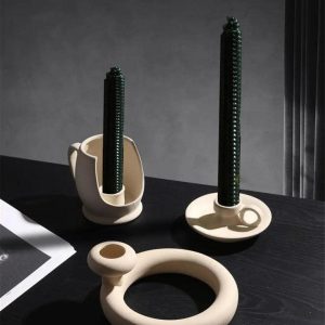 Stylowa lampa stołowa ceramiczna do dekoracji wnętrz