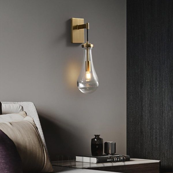 Kinkiet Rachael polerowany mosiądz 12×45 cm