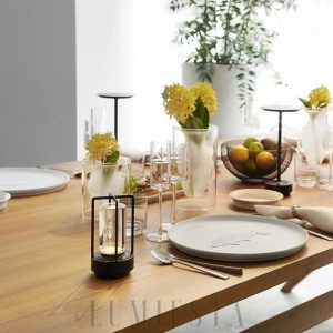 Nowoczesna lampa skandynawska z przezroczystym kloszem