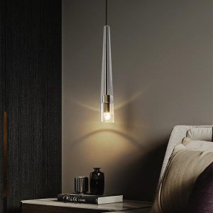 wm_7814895822620992512.jpg Smukła kryształowa lampa wisząca mosiądz smoky 7cm 40cm