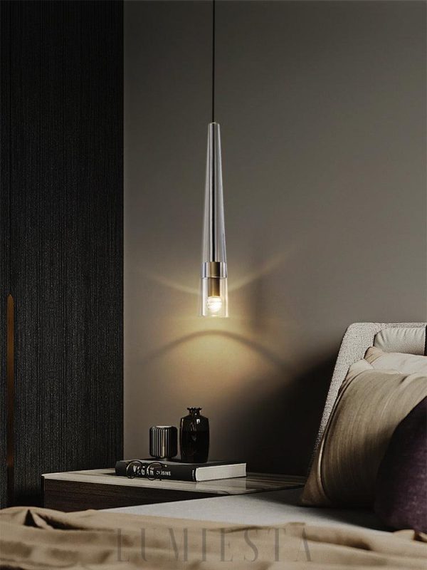 wm_7814895822620992512.jpg Smukła kryształowa lampa wisząca mosiądz smoky 7cm 40cm