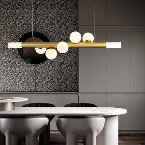 Nutlia - Lampa wisząca Alabaster w stylu eleganckim