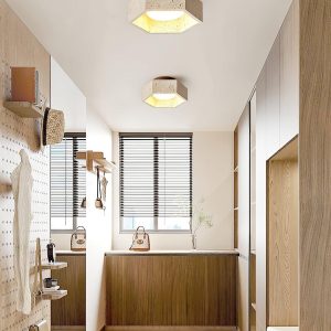 wm_8141962064601994079.jpg Plafon sufitowy sześciokątny z trawertynu 17cm beżowy