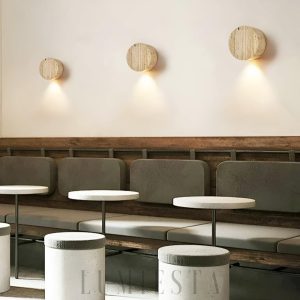 wm_8293977228319196461.jpg Aruba - Beżowa okrągła lampa ścienna travertyn 10 cm retro