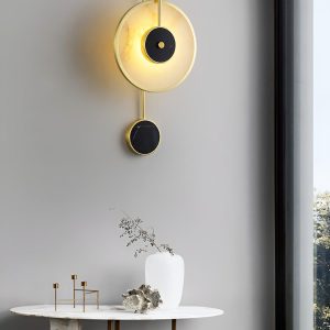 Kandy - Lampa ścienna Alabaster 25 cm, ciepła/zimna