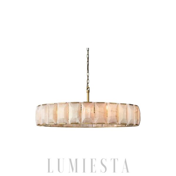 Harson Calcite 60 Round Pendant Lamp in Various Colors