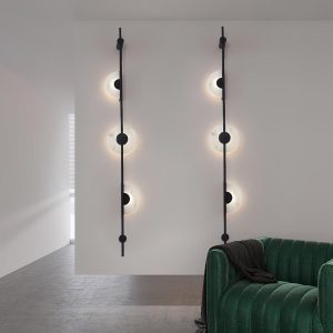 Lampa ścienna Alabaster w stylu minimalistycznym z metalu