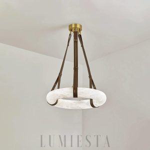 Lampa wisząca Oslo Alabaster w stylu nowoczesnym 50cm