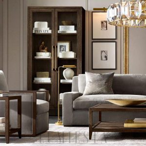 Elegancki okrągły żyrandol kryształowy Średnica 48cm