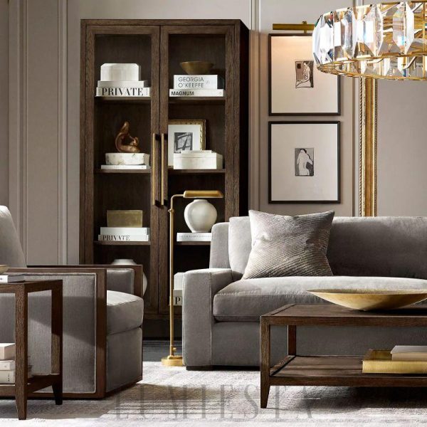 Elegancki okrągły żyrandol kryształowy Średnica 48cm