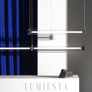 Lampa wisząca Mazha - nowoczesna, chrom, przezroczysta