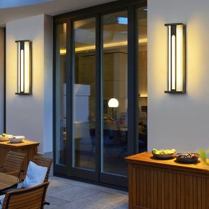 Lampa ścienna ogrodowa Bellamy Flair, ciepłe światło