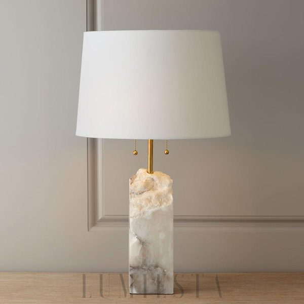 wm_8974854079933908442.jpg Borealis - Lampa Alabaster - nowoczesna biało-złota 35cm
