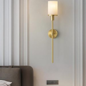 Tracie - Luksusowy kinkiet Alabaster 10×60 cm, różne kolory