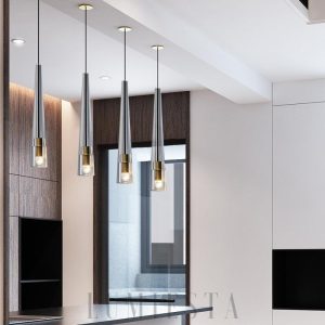 wm_906410690717759439.jpg Smukła kryształowa lampa wisząca mosiądz smoky 7cm 40cm