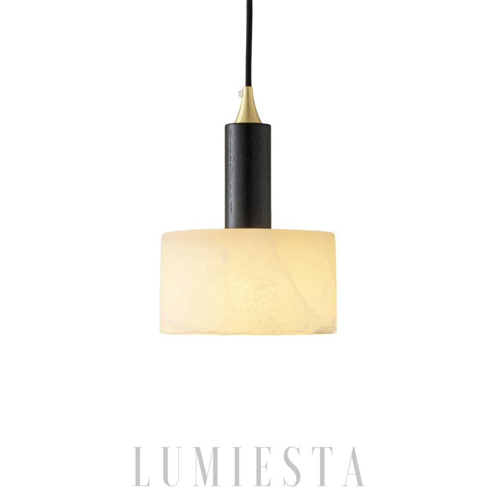 Snowdon - lampa wisząca alabastrowa Ø16 cm
