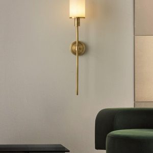 Tracie - Luksusowy kinkiet Alabaster 10×60 cm, różne kolory