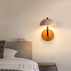 Reverse - Elegancka lampa ścienna z trawertynu 15 cm