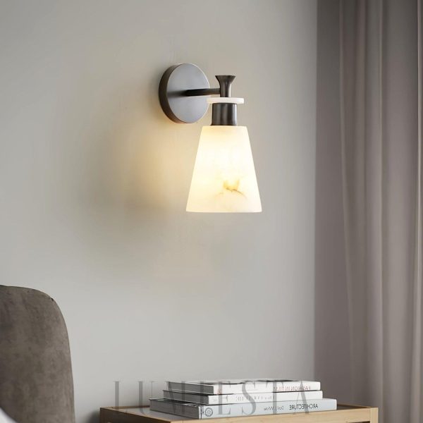 wm_9560275260920129676.jpg Galapagos - Kinkiet stożkowy alabastrowy, kolory, 12×25 cm