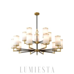 Herpi - vintage żyrandol z alabastru