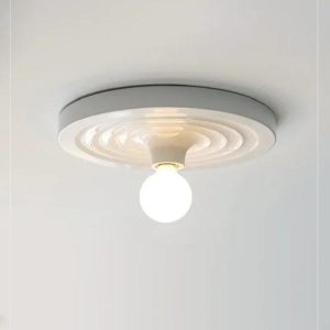 Minimalistyczna metalowa lampa ścienna w nowoczesnym stylu, Ø16/33cm