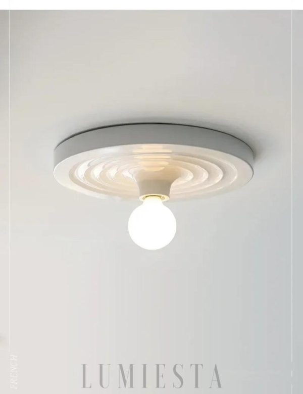 Minimalistyczna metalowa lampa ścienna w nowoczesnym stylu, Ø16/33cm