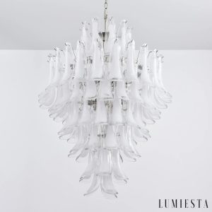 Apollo - nowoczesna lampa wisząca, pełna forma w widoku z boku