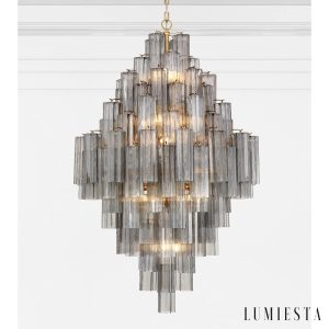 Chiaro - lampa wisząca glamour z wieloma szklanymi punktami światła