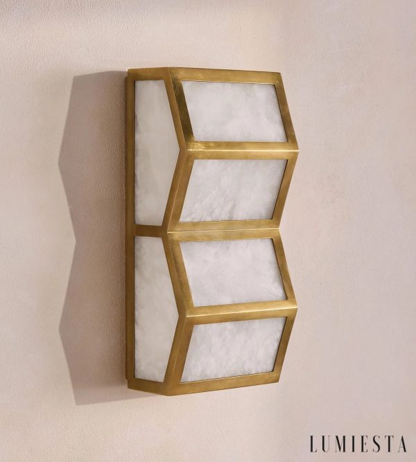 Covilha - lampa wisząca alabastrowa Ø15×33 cm, pełny widok produktu