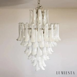 Genova - loftowa lampa wisząca z metalową oprawą w niklu i miedzi