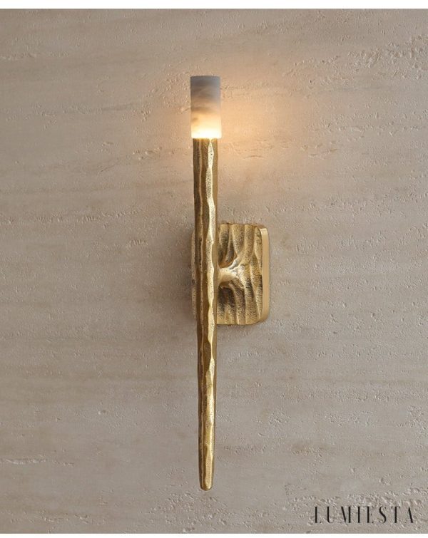 Leiri - nowoczesna lampa wisząca miedziano-biała, detal połączenia metalu z jasnym kloszem