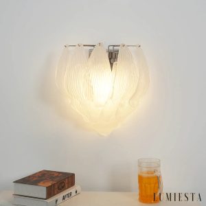 Primo - lampa sufitowa z białym szklanym kloszem i niklowanym mocowaniem