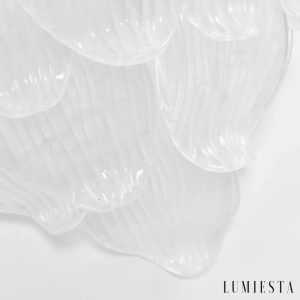 Primo - nowoczesna lampa sufitowa, detal szkła i metalowego wykończenia