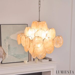 Tramonto - lampa wisząca w nowoczesnej formie, widok od dołu