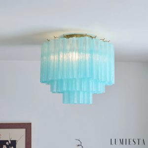 Umbria - szklane klosze Murano i złote wykończenie widoczne z bliska