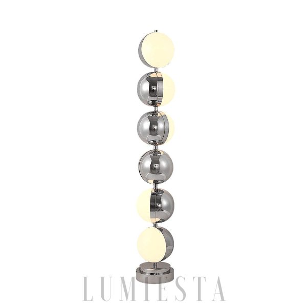 Vloer floor lamp with chrome finish 146cm
