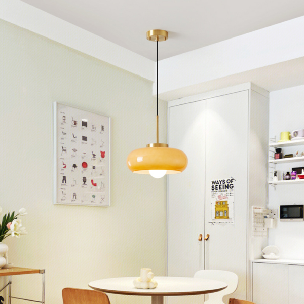 Formlicht Bauhaus Ø40 cm - biały klosz opalowy podświetlony, ciepła barwa światła
