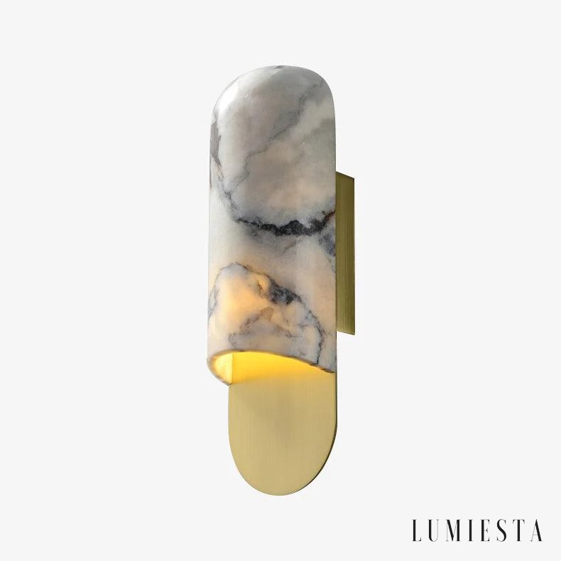 Arcadioria - kinkiet ścienny marmurowy Ø 10 cm