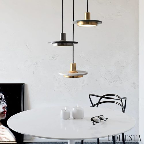 Crisia - lampa wisząca marmurowa Ø 20 cm