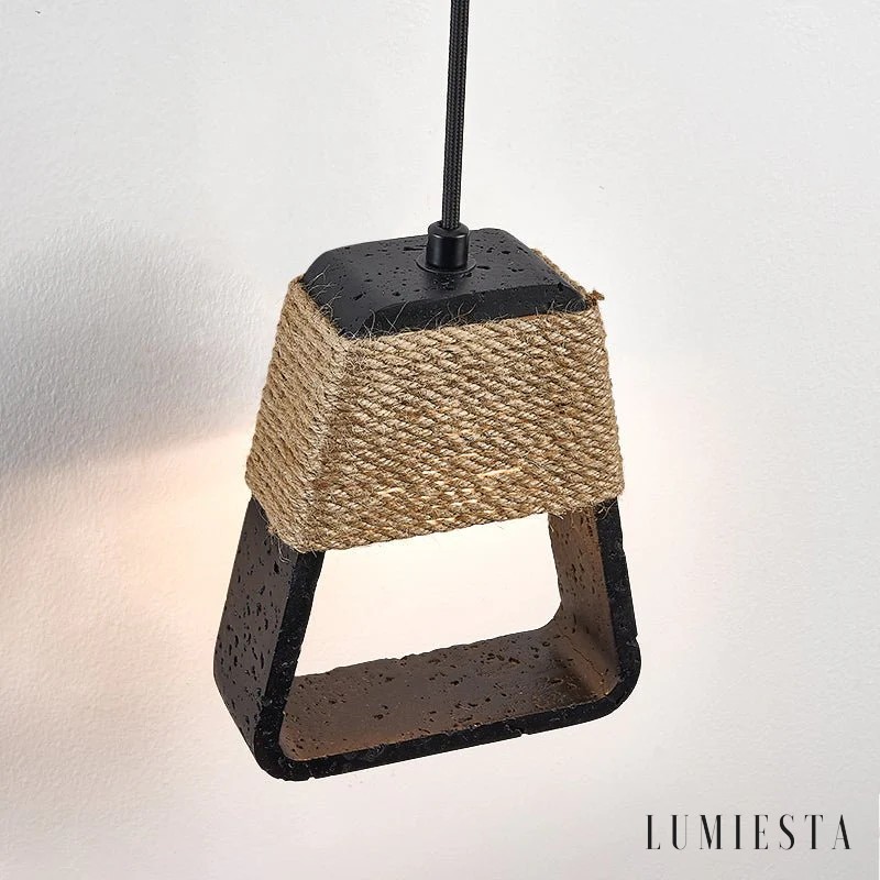 Goralia - lampa wisząca z trawertynu Ø 15 cm