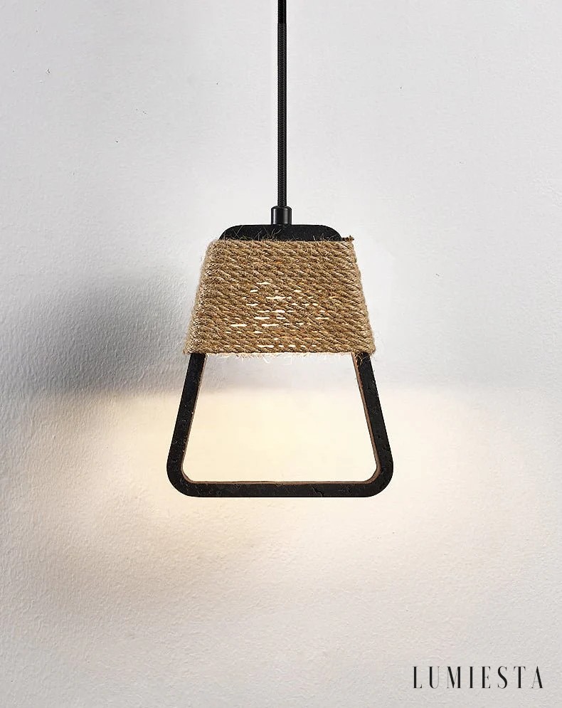 Goralia - lampa wisząca z trawertynu Ø 15 cm