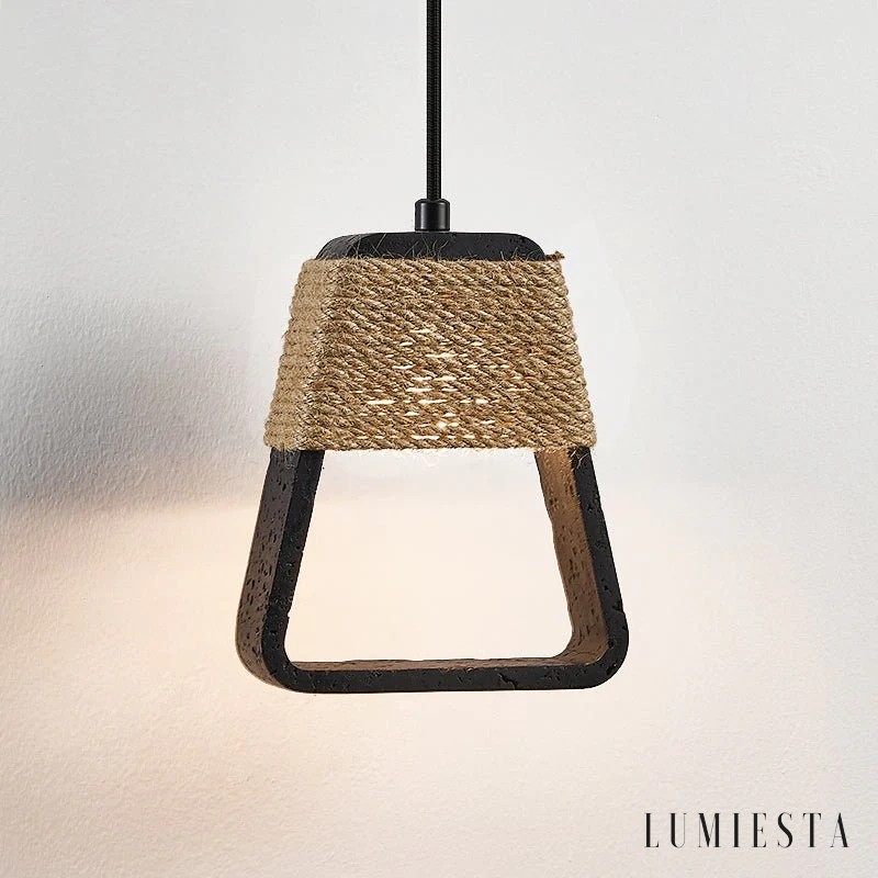 Goralia - lampa wisząca z trawertynu Ø 15 cm