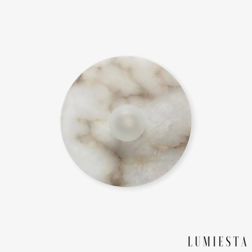 Habia - kinkiet ścienny alabastrowy Ø 20–35 cm