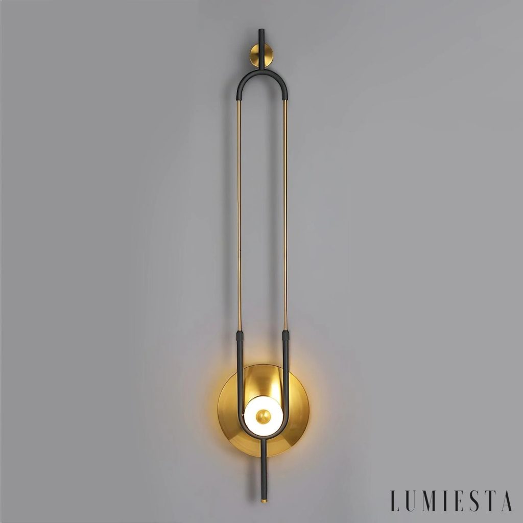 Hespia - kinkiet ścienny marmurowy pierścień Ø 28 cm