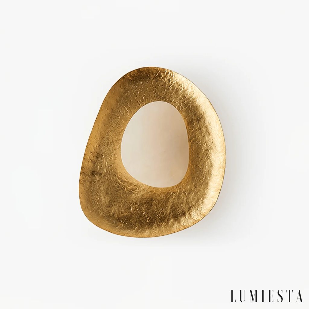 Kinetia - kinkiet ścienny alabastrowy Ø 23 cm