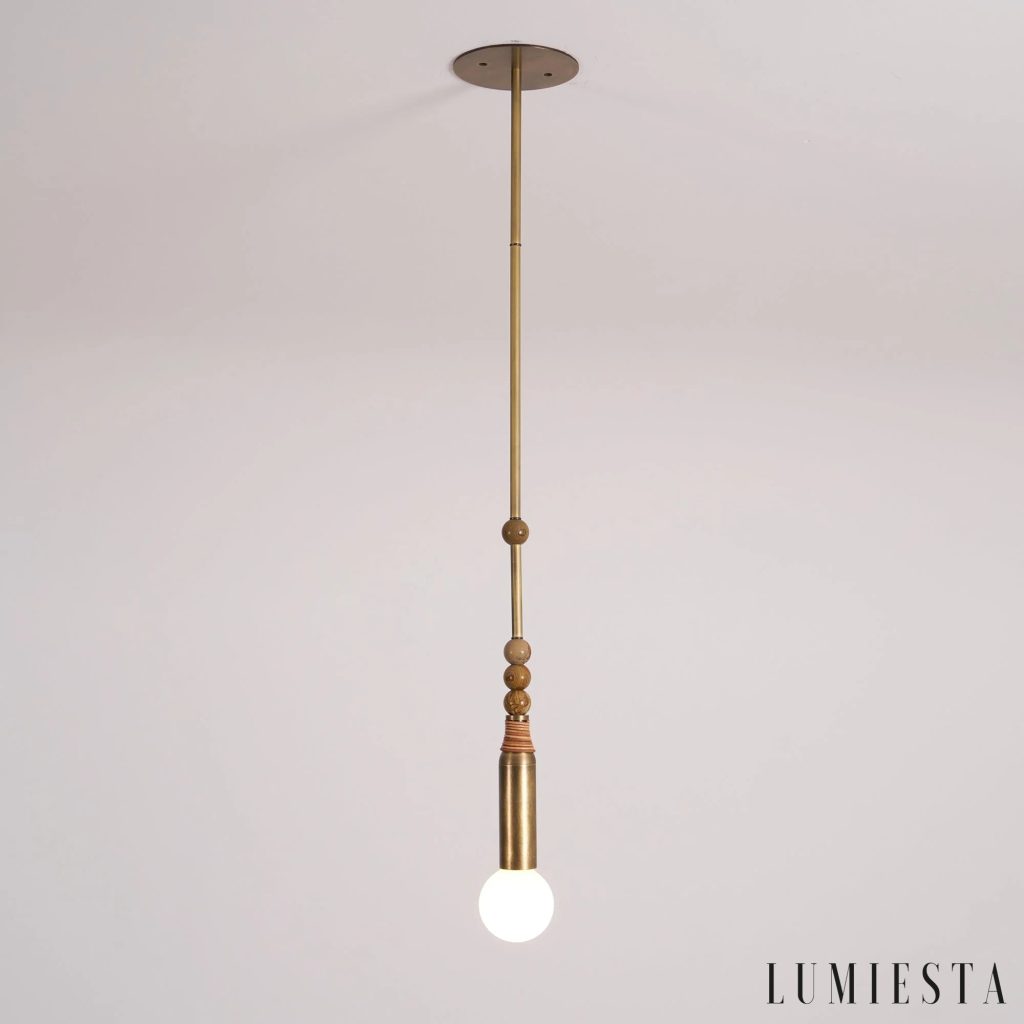 Magmaria - lampa wisząca marmurowa Ø 8 cm