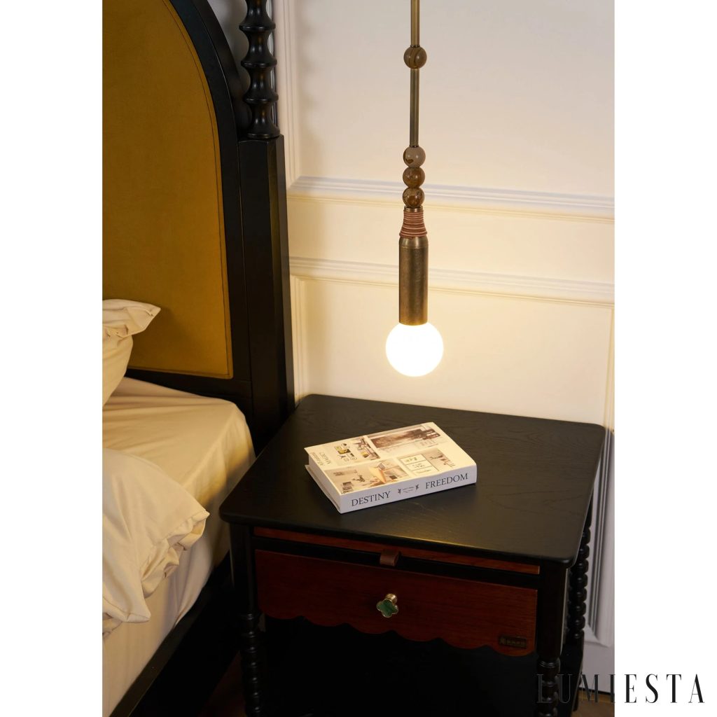 Magmaria - lampa wisząca marmurowa Ø 8 cm