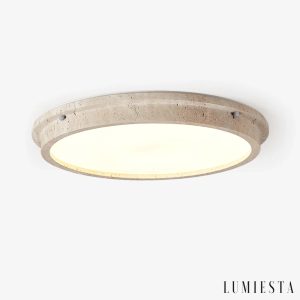 Mimia - lampa sufitowa trawertynowa Ø 31–51 cm