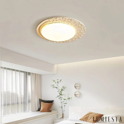 Olvia - lampa sufitowa trawertynowa Ø 58 cm